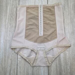 Bellefit Postpartum Girdle Corset Shapewear Womens XL Beige Compression Support